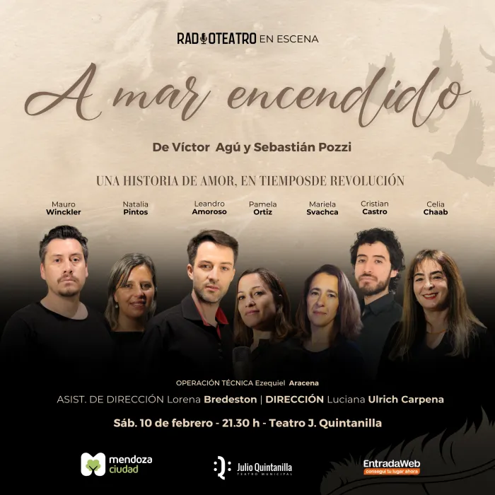 "A mar encendido"