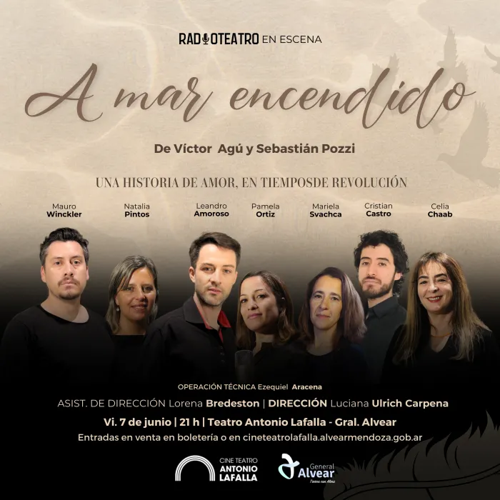 Así es "A mar encendido", la obra de radioteatro que llega a General Alvear